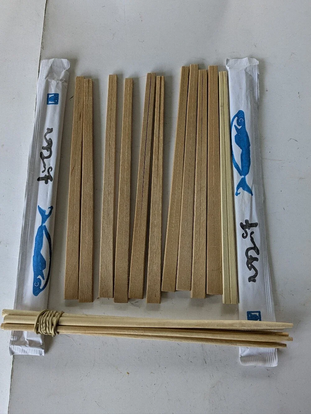 Chopsticks Disposable Wooden Chopsticks 15 Pair Vintage NWT
